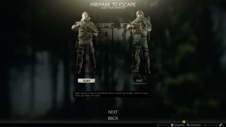SCAV umożliwia zapoznanie się z rozgrywką online bez obaw o utratę wyposażenia. - Jak najlepiej zacząć w grze Escape from Tarkov? - Escape from Tarkov - poradnik do gry