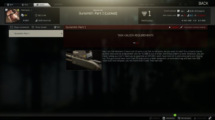 Handlarze chętnie zlecą Ci zadania. - Porady dla początkujących w Escape from Tarkov - Escape from Tarkov - poradnik do gry