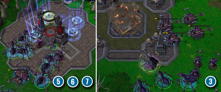 Korzystanie z portali ułatwią poruszanie się twoim wojskom po mapie - Klucz Trzech Księżyców | Solucja Warcraft 3 Reforged - Warcraft 3 Reforged - poradnik do gry