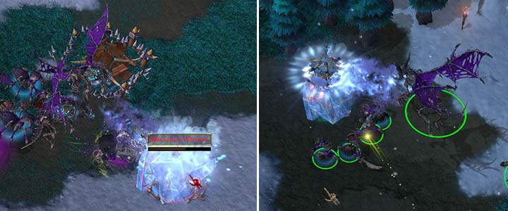 Lodowy żmij potrafi zamrozić wrogie jednostki i budynki, przez co np. wieże przestaną atakować twoje jednostki. - Czas czarnej skały | Solucja Warcraft 3 Reforged - Warcraft 3 Reforged - poradnik do gry
