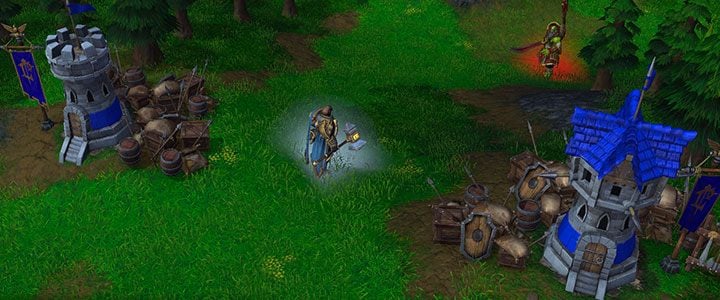 Mistrz Ostrzy nie jest łatwym przeciwnikiem, ale nie odważy się zaatakować osobiście Twojej bazy. - Klan Czarnej Skały | Solucja Warcraft 3 Reforged - Warcraft 3 Reforged - poradnik do gry