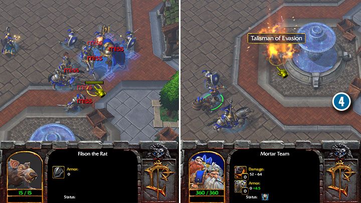 Ten szur jest nie zwykle zwinny, ale nie ma szans z moździerzem. Gdy go pokonasz, Arthas będzie mógł skorzystać z Talizmanu Uników. - Ubój | Solucja Warcraft 3 Reforged - Warcraft 3 Reforged - poradnik do gry