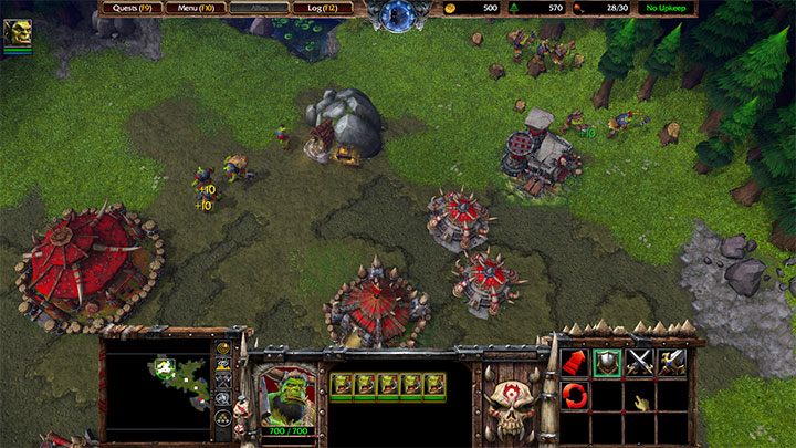 W każdej misji zacznij od wzmocnienia gospodarki i zapewnieniu sobie stałego przypływu złota i drewna. - Odejście | Solucja Warcraft 3 Reforged - Warcraft 3 Reforged - poradnik do gry