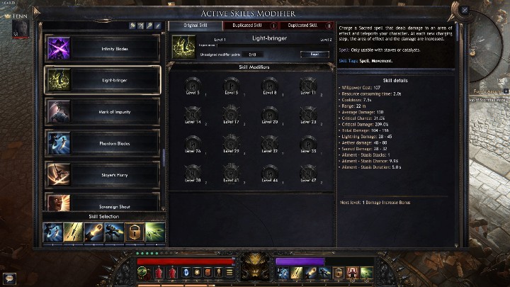 Twoją najważniejszą umiejętnością jest Przynoszący światło - Najlepsze na start | Buildy w grze Wolcen - Wolcen Lords of Mayhem - poradnik do gry