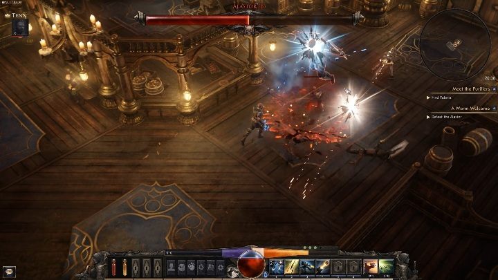 Odskok - aby unikać Twoich ataków, miniboss potrafi sprytnie odskoczyć - Alastor | Boss w grze Wolcen - Wolcen Lords of Mayhem - poradnik do gry