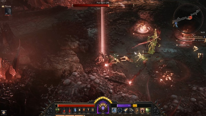 Przed walką z bossem musisz zabić kilkudziesięciu jego sojuszników, dopiero wtedy wyskoczy Twój główny przeciwnik - Zaalbezul. Arm of Ashtaroth | Boss w grze Wolcen - Wolcen Lords of Mayhem - poradnik do gry