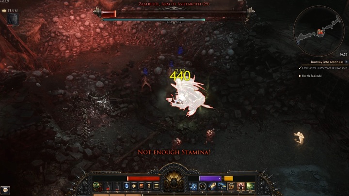 Boss potrafi wymachiwać łapami, dzięki czemu będzie odrzucać Cię od siebie oraz szybko atakować - Zaalbezul. Arm of Ashtaroth | Boss w grze Wolcen - Wolcen Lords of Mayhem - poradnik do gry