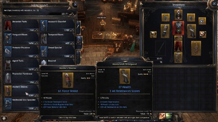 Elementy zbroi możesz również zakupić - Jak nałożyć zbroję w grze Wolcen? - Wolcen Lords of Mayhem - poradnik do gry
