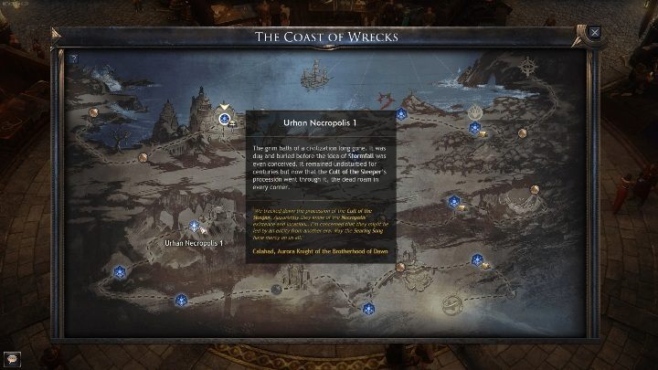 Twoim kolejnym zadaniem będzie wybranie punktu, do którego chcesz się przenieść - Szybka podróż w grze Wolcen - Wolcen Lords of Mayhem - poradnik do gry
