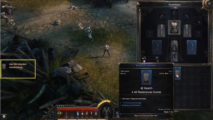 O znalezieniu nowej skórki informuje Cię znacznik pojawiający się w lewej części ekranu - Jak zmienić skórkę broni lub zbroi w Wolcen? - Wolcen Lords of Mayhem - poradnik do gry