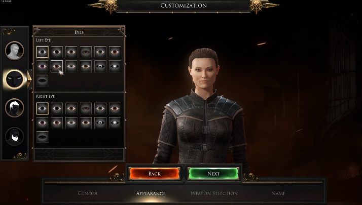 Wybór kształtu twarzy jest jednoznaczny ze stylem gałki ocznej - Tworzenie postaci w grze Wolcen - Wolcen Lords of Mayhem - poradnik do gry