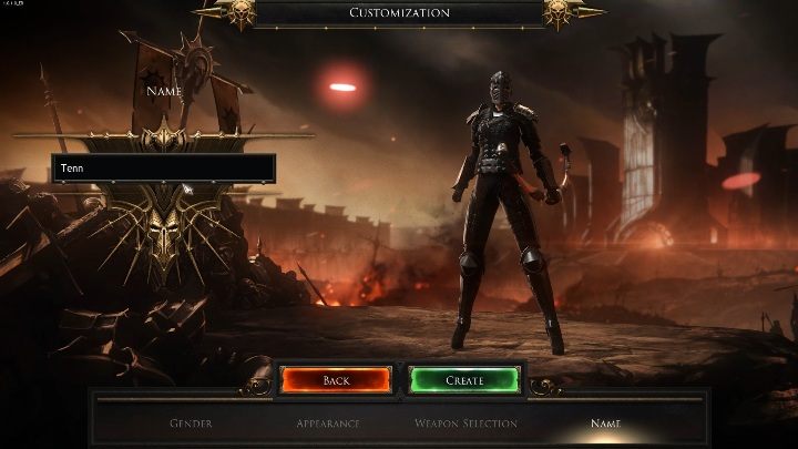 Ostatnim krokiem do stworzenia swojego wymarzonego bohatera jest nadanie mu imienia - Tworzenie postaci w grze Wolcen - Wolcen Lords of Mayhem - poradnik do gry