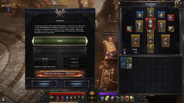 Każda ekspedycja ma swój poziom trudności oraz informację dotyczącą poziomu przeciwników - Jak odblokować ekspedycje w Wolcen? - Wolcen Lords of Mayhem - poradnik do gry