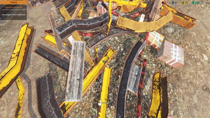 Złom co jakiś czas się regeneruje i możesz go zebrać ponownie. - Porady na start do Tank Mechanic Simulator - Tank Mechanic Simulator - poradnik do gry