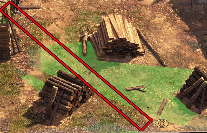 W Desperados III jest też bardziej zaawansowana i niezwykle przydatna mechanika tworzenia markerów pola widzenia - Desperados 3: Eksploracja, skradanie się - Desperados 3 - poradnik do gry