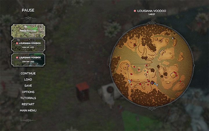 Mapa okolicy jest jedną z najbardziej przydatnych funkcji w grze Desperados III - Desperados 3: Eksploracja, skradanie się - Desperados 3 - poradnik do gry