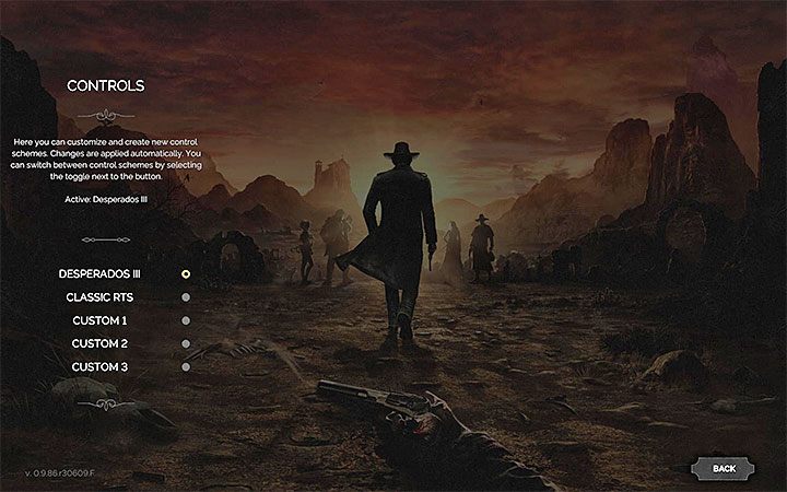 Zaprezentowana poniżej klawiszologia jest domyślnym schematem sterowania w grze, czyli takim, który będzie aktywny jeśli nie zmienisz nic w ustawieniach - Desperados 3: Sterowanie - Desperados 3 - poradnik do gry