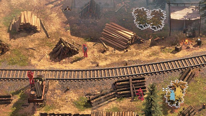 Mowa tu o północno-wschodniej części mapy, czyli o placu budowy sąsiadującym z torami kolejowymi gdzie zabija się McBanea (M3,3) - Desperados 3: 3 Misja - mapa, odznaki/wyzwania - Desperados 3 - poradnik do gry