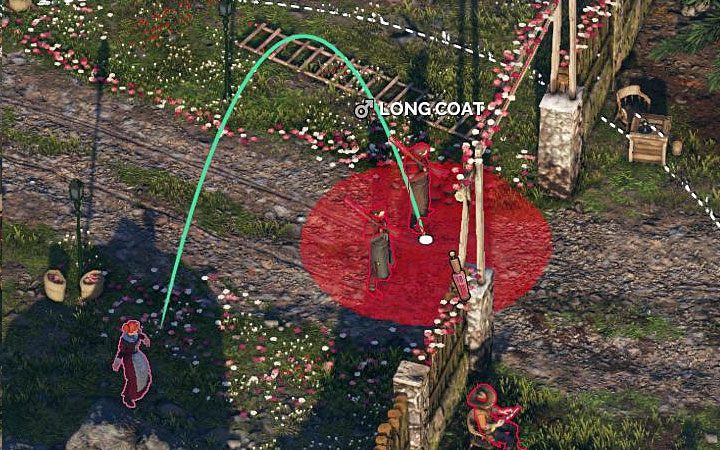 Po tym jak Cooper będzie mógł przejść na południe skorzystaj ze ściany bluszczu i schowaj się w krzakach - Desperados 3: Ucieknij z posiadłości, 4 Misja - solucja, opis przejścia - Desperados 3 - poradnik do gry