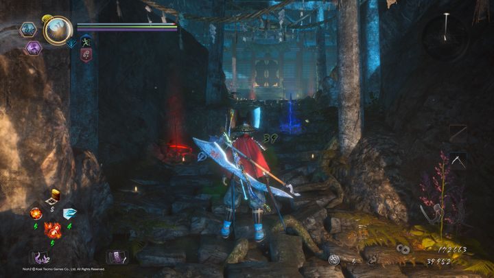 Uważaj jednak na wężową kobietę, gdyż patroluję tę lokację - Sanktuarium żmii | Solucja NiOh 2 - NiOh 2 - poradnik do gry