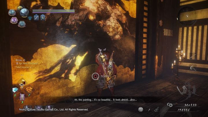 Dotknij obrazu, aby przeteleportować się do areny z bossem - NiOh 2: Złoty zamek, solucja - NiOh 2 - poradnik do gry