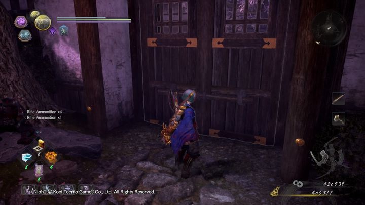 Po otworzeniu skrótu, możesz wrócić do drzwi, które odblokujesz za pomocą klucza - NiOh 2: Podziwianie kwiatów wiśni w Daigo, solucja - NiOh 2 - poradnik do gry