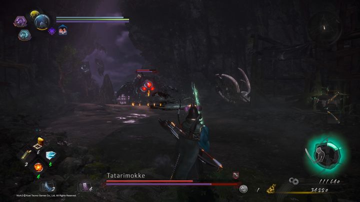 Nie oznacza to jednak, że Tatarimokke jest nieuchwytny i nie atakuje będąc na ziemi - Tatarimokke | Boss w NiOh 2 - NiOh 2 - poradnik do gry