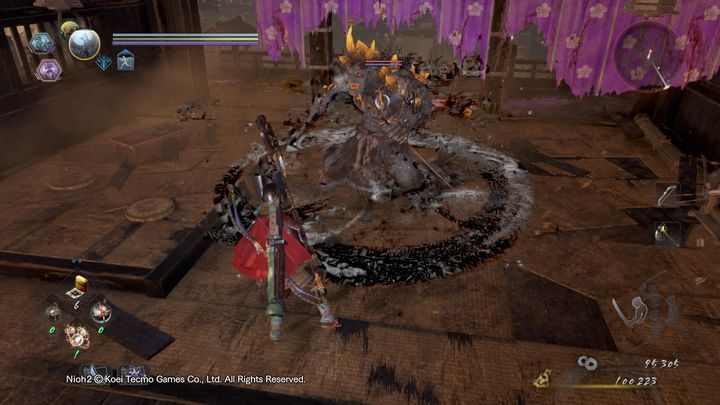 Za rogiem budynku, po prawej stronie znajduje się Kodama, którą możesz podnieść - Zmierzch na górze Tenno | Solucja NiOh 2 - NiOh 2 - poradnik do gry