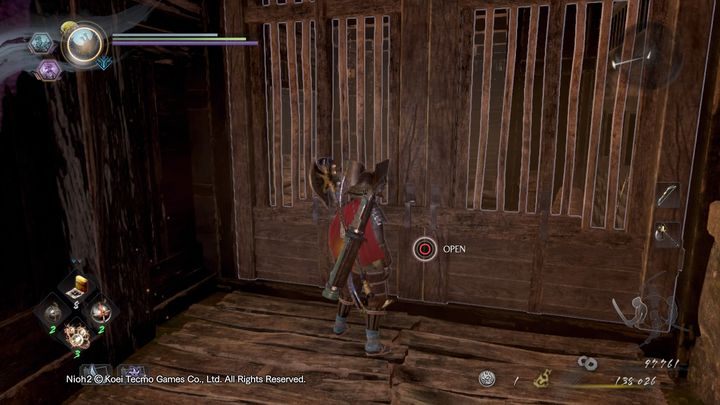 Wróć do miejsca, w którym widziałeś dużego szkielet wojownika i rozpraw się z nim - Zmierzch na górze Tenno | Solucja NiOh 2 - NiOh 2 - poradnik do gry