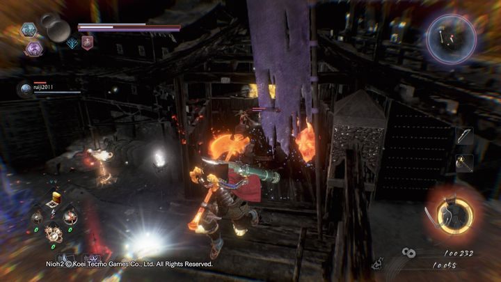 Wchodząc na górę, pokonaj kilku strzelców oraz wspomnianego Biwa Boku-Boku - Zmierzch na górze Tenno | Solucja NiOh 2 - NiOh 2 - poradnik do gry