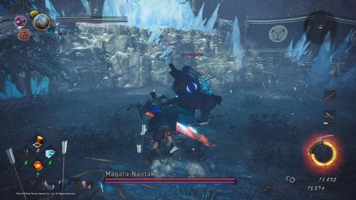 Magara Naotaka to przeciwnik, który bazuje głównie na obrażeniach od wody - Magara Naotaka | Boss w NiOh 2 - NiOh 2 - poradnik do gry