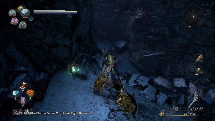 Zeskakując jeszcze niżej, zauważysz między innymi wielkiego, mroźnego cyklopa - NiOh 2: Mauzoleum zła, solucja - NiOh 2 - poradnik do gry