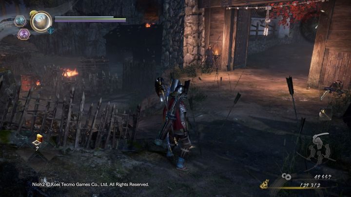 Gdy już ich pokonasz, idź dalej przed siebie, tam znajdziesz drugi chram lokacji - Ptak w klatce | Solucja NiOh 2 - NiOh 2 - poradnik do gry