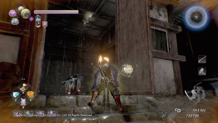 Aby pozbyć się krainy Yokai, wejdź do środka budynku od drugiej strony i pokonaj ponownie Ubume - Nieokiełznana woda | Solucja NiOh 2 - NiOh 2 - poradnik do gry