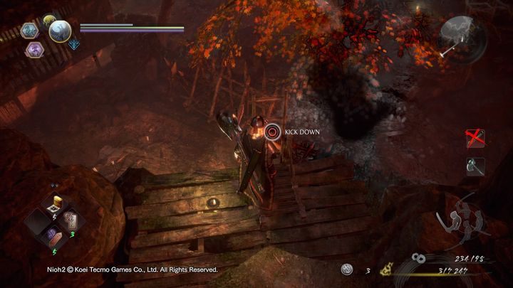Tam znajdziesz drabinę, którą możesz opuścić - NiOh 2: Bystry demon, solucja - NiOh 2 - poradnik do gry