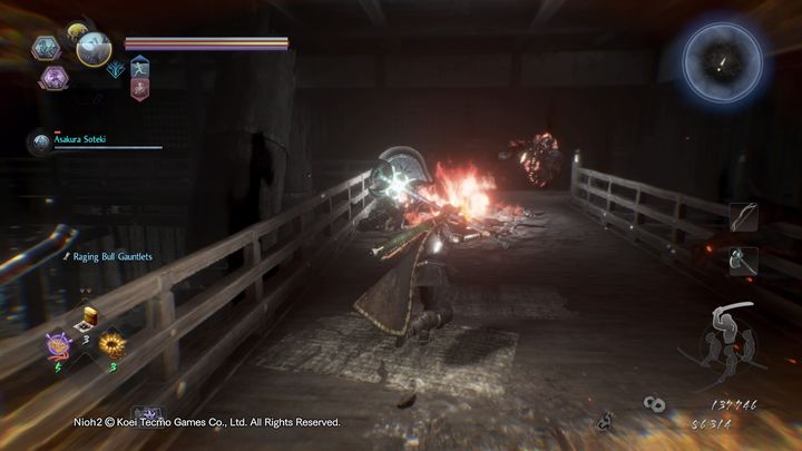 Na najniższym poziomie zaś znajduje się Onyudo, kolejni żołnierze Yokai, oraz Ippon-Datara, który jest twórcą krainy Yokai - NiOh 2: Niechybne zniszczenie, solucja - NiOh 2 - poradnik do gry