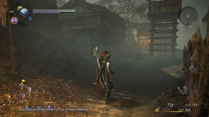 Po prawej stronie od wieży strażniczej, znajduje się gorące źródło, idź do niego aby zregenerować swoje siły - NiOh 2: Dwie twarze gościnności, solucja - NiOh 2 - poradnik do gry