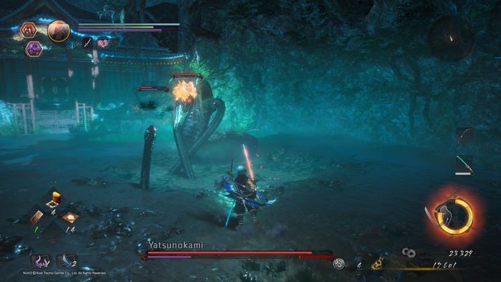 Yatsunokami, czyli Bóg wąż z rogiem wystającym z czoła to kolejny boss w Nioh 2 - Yatsunokami | Boss w NiOh 2 - NiOh 2 - poradnik do gry