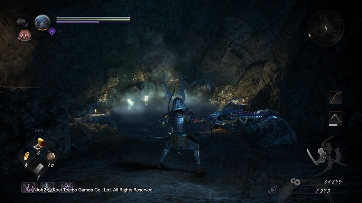 Gorące źródło znajdziesz w jaskiniach za drugą kapliczką - NiOh 2: Miłośnik spa - gorące źródła, osiągnięcie - NiOh 2 - poradnik do gry