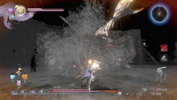 Gyuki podczas wkroczenia do krainy Yokai, ewoluuje i zyska skrzydła, które pozwolą mu na częstsze latanie oraz skakanie - Gyuki | Boss w NiOh 2 - NiOh 2 - poradnik do gry