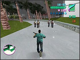 Potem możesz poszukać celów na deptaku - Numer 9 Rampage - Grand Theft Auto: Vice City - poradnik do gry