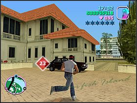 Na wysepce w centrum Vice City znajdziesz niewielką dzielnicę należącą do bogatych mieszkańców - Numer 23 Rampage - Grand Theft Auto: Vice City - poradnik do gry