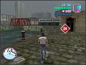 W nowej części miasta należy odnaleźć budynki umieszczone tuż nad wodą - Numer 26 Rampage - Grand Theft Auto: Vice City - poradnik do gry