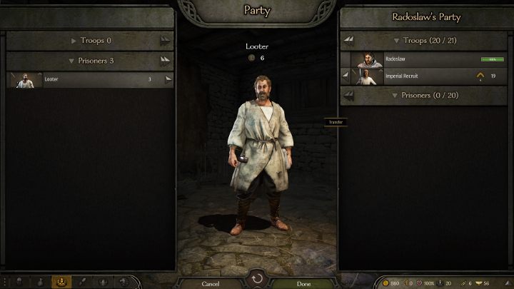 Niewolników możesz sprzedawać w każdym mieście. - M&B 2 Bannerlord: Jak zarabiać pieniądze? - Mount and Blade 2 Bannerlord - poradnik do gry