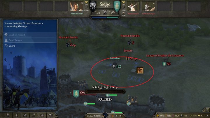 Przed rozpoczęciem ataku warto wybudować machiny oblężnicze. - M&B 2 Bannerlord: Jak atakować zamki i miasta? (Oblężenia) - Mount and Blade 2 Bannerlord - poradnik do gry