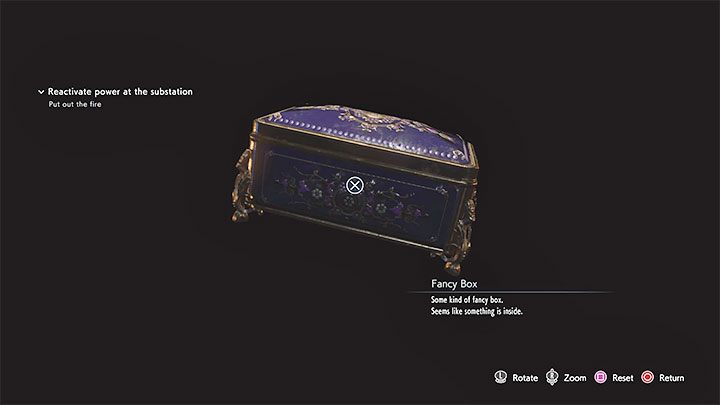 Otwórz inwentarz i zdecyduj się na obejrzenie pudełka - wybierz opcję Examine - Resident Evil 3: Zagadka z zegarem w metrze - Resident Evil 3 - poradnik do gry