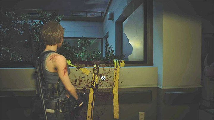 Przeczołganie się pozwoli ci dotrzeć do miejsca przeskoczenia przez balustradę, które było niedostępne dla Carlosa - Resident Evil 3: Magnum, amunicja - gdzie znaleźć? - Resident Evil 3 - poradnik do gry