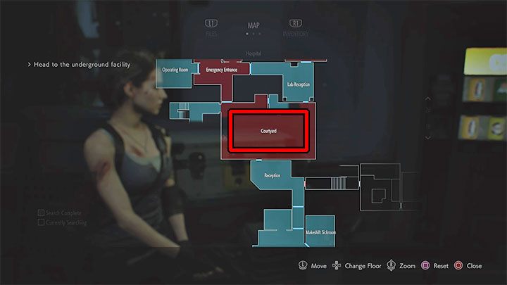 Po wkroczeniu do Lobby Jill porozmawia z Tyrellem i będziesz mógł wznowić poruszanie się po szpitalu - Resident Evil 3: Szpital, Jill solucja, opis przejścia - Resident Evil 3 - poradnik do gry