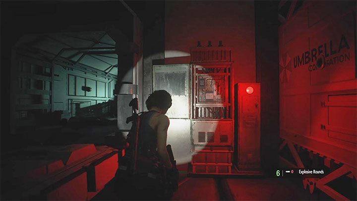 Przebiegnij po nowo podniesionej windzie i dotrzyj do pobliskiej drabiny - Resident Evil 3: Podziemny bunkier solucja, opis przejścia - Resident Evil 3 - poradnik do gry
