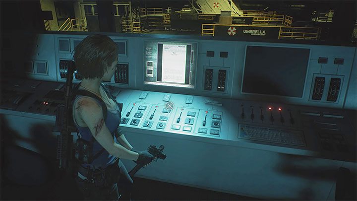 Skorzystaj z uruchomionej windy żeby przenieść się do pomieszczenia monitoringu Surveillance Room - Resident Evil 3: Podziemny bunkier solucja, opis przejścia - Resident Evil 3 - poradnik do gry